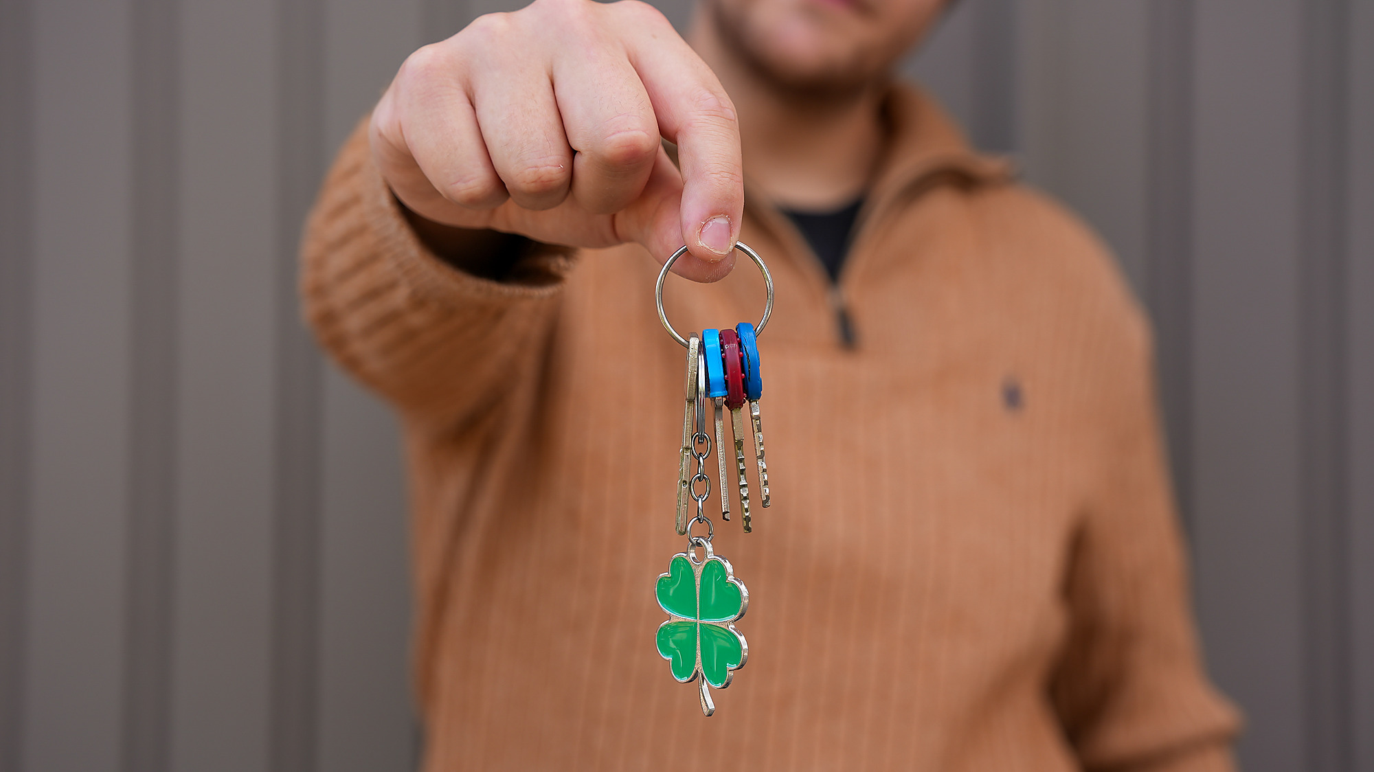 De sleutels van de verkochte woning